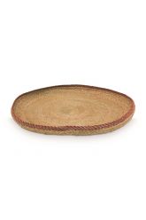 Dienblad-rond-jute-goud-pip-studio-55-cm