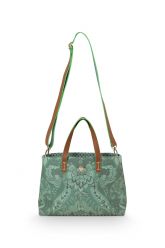 shopper-kyoto-festival-groen-botanische-print-klein-33/39x22x10-cm