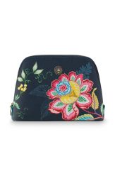 Necessaire-dunkel-blau-blumen-jambo-flower-pip-studio-24/17x16x8-PU