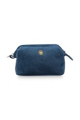 Kosmetic-tasche-klein-dunkel-blau-quilted-pip-studio-19x12x8,5-cm