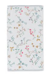 Bath-towel-floral-white-55x100-les-fleurs-pip-studio-cotton-terry-velour