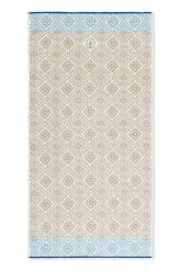 Duschlaken-handtuch-xl-khaki-bohemian-70x140-jacquard-check-pip-studio-baumwolle-velours-frottier