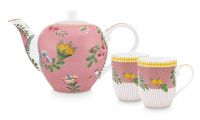 La Majorelle Tea Set of 3 Pink