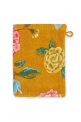 Wash-cloth-yellow-floral-16x22-good-evening-pip-studio-cotton-terry-velour