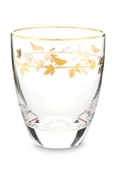 Pip-Studio-Wasserglas-Love-Birds-Gold
