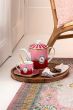 Love Birds Cup & Saucer Red/Pink