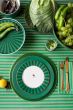 love-birds-breakfast-plate-stripes-green-21cm-robin-porcelain-pip-studio