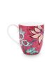 mug-flower-festival-dark-pink-flower-print-XL-pip-studio-450-ml