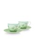 cappuccino-cup-&-saucer-set/2-jolie-green-gold-details-280-ml-pip-studio