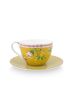 cup-&-saucer-la-majorelle-yellow-280-ml-dots-floral-porcelain-pip-studio