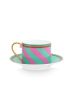 cappuccino-cup-saucer-chique-stripes-pink-green-220ml-porcelain-pip-studio