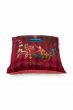 Cushion-botanical-red-square-singerie-40x40-cm