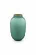 Mini-vase-blau-ovale-metall- Wohnaccessoires-pip-studio-14-cm