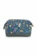 Cosmetic-purse-floral-dark-blue-medium-petites-fleurs-pip-studio-22,5x9,5x15-cm
