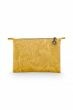 cosmetic-pouch-origami-tree-yellow-velvet-19,5x13x1-cm