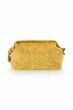 cosmetic-purse-origami-tree-yellow-velvet-small-19,5x12x8,5-cm