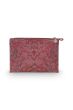 cosmetic-pouch-flat-small-dark-pink-kyoto-festival-pu-leather-24x15.5x1-cm