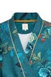 Kimono Leafy Stitch Blau 