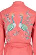 Kimono-3/4-mouw-botanische-print-blauw-flirting-birds-embroidery-pip-studio-xs-s-m-l-xl-xxl
