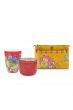 Gift-set-bathroom-accessories-set-red-yellow-floral-botanical-three-piece-pip-studio
