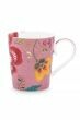 Letter-mug-pink-floral-fantasy-S-pip-studio