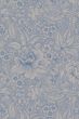 pip-studio-casa-di-fiori-non-woven-wallpaper-khaki/blue-flowers-living-romantic