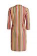 Kleid mit 3/4-Ärmeln Jambo Rainbow Stripe Multi