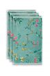gasten-doekje-set/3-bloemen-print-groen-30x50-les-fleurs-katoen