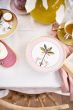 mini-cake-tray-la-majorelle-pink-21-cm-heron-palm-tree-stripes-porcelain-pip-studio