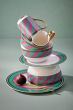 pip-chique-stripes-ontbijtbord-roze-groen-23cm-porselein-pip-studio