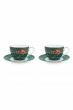 set-2-cappuccino-cup-and-saucer-winter-wonderland-made-of-porcelain-with-flowers
-in-green