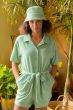 Sun-Hat-Petite-Sumo-Stripe-Green-Cotton-Stripes-Homewear-Pip-Studio
