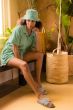 Sun-Hat-Petite-Sumo-Stripe-Green-Cotton-Stripes-Homewear-Pip-Studio