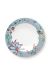 Flower Festival Deep Plate Light Blue 21.5 cm