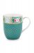 Blushing Birds Mug small blue