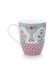 Flower Festival Mug Large Deco Light Blue