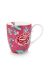 Flower Festival Mug XL Dark Pink