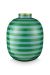 Metalen-Vaas-Stripes-Groen-32cm-pip-studio