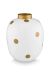 Pip-Studio-Vase-Metal-Dots-White-Gold-32cm