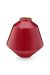 Pip-Studio-Vase-Metal-Mid-Red-35cm