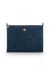 Cosmetic Flat Pouch Large Velvet Quiltey Days Blue