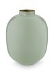 vase-metal-green-round-pip-studio-home-decor-32-cm