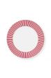 plate-royal-stripes-dark-pink-17-cm-porcelain-pip-studio