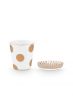 Pip-Studio-Set/2-Mokken-Klein-&-Theetip-Dot-Delight-Wit-Goud