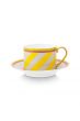 cappuccino-cup-saucer-pip-chique-stripes-yellow-220ml-bone-china-gold-porcelain-pip-studio