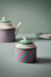 sugar-bowl-chique-stripes-pink-green-550ml-porcelain-pip-studio