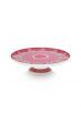 mini-cake-tray-flower-festival-dark-pink-scallop-print-pip-studio-21-cm