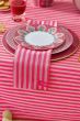 Set/4-Stripes-Servietten-Roze-40x40cm-khaki-strepen-katoen-pip-studio