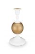 Pip-Studio-Candle-Holder-Metal-Sphere-Small-White-Gold-24cm