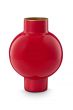 Pip-Studio-Vase-Metal-Small-Red-18x24cm